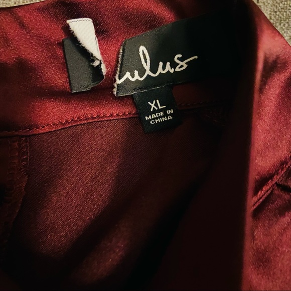 Lulus Classic Elegance Wine Satin Maxi Dress - Picture 5 of 11